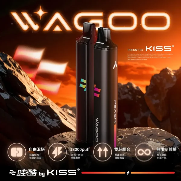 WAGOO 哇酷 KIS5 6500型 | 雙芯霧化結構瞬變 78 轉迷幻美學 徹底終結漏油噩夢