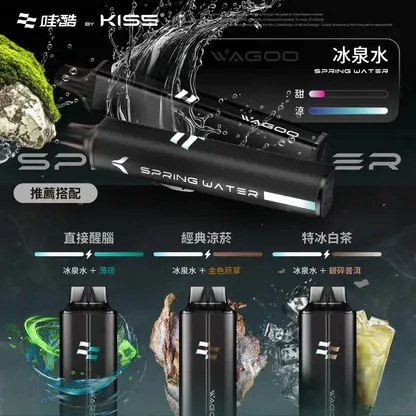 WAGOO 哇酷 KIS5 6500型 | 雙芯霧化結構瞬變 78 轉迷幻美學 徹底終結漏油噩夢