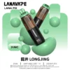 LANA PIX 20000口拋棄式電子煙｜大容量規格設計 獨特摺疊吸嘴搭配旗艦級使用體驗