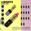 LANA PIX 20000口拋棄式電子煙｜大容量規格設計 獨特摺疊吸嘴搭配旗艦級使用體驗
